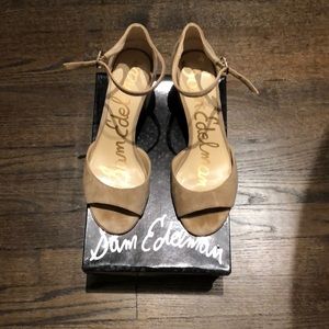 Suede Sam Edelman shoe/ sandal size 10.5
